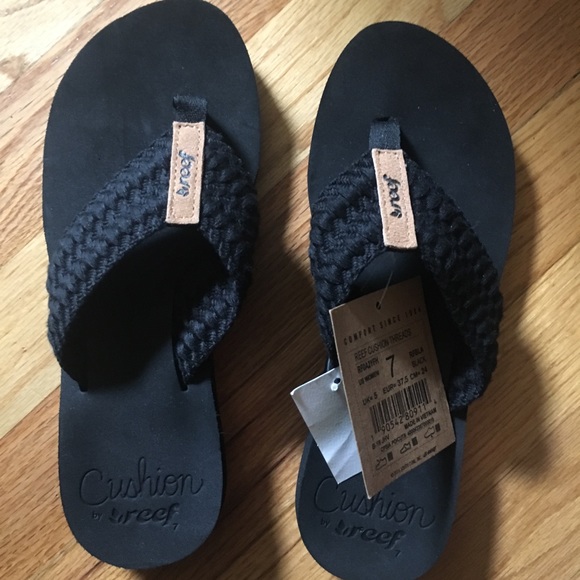 reef cushion threads flip flops